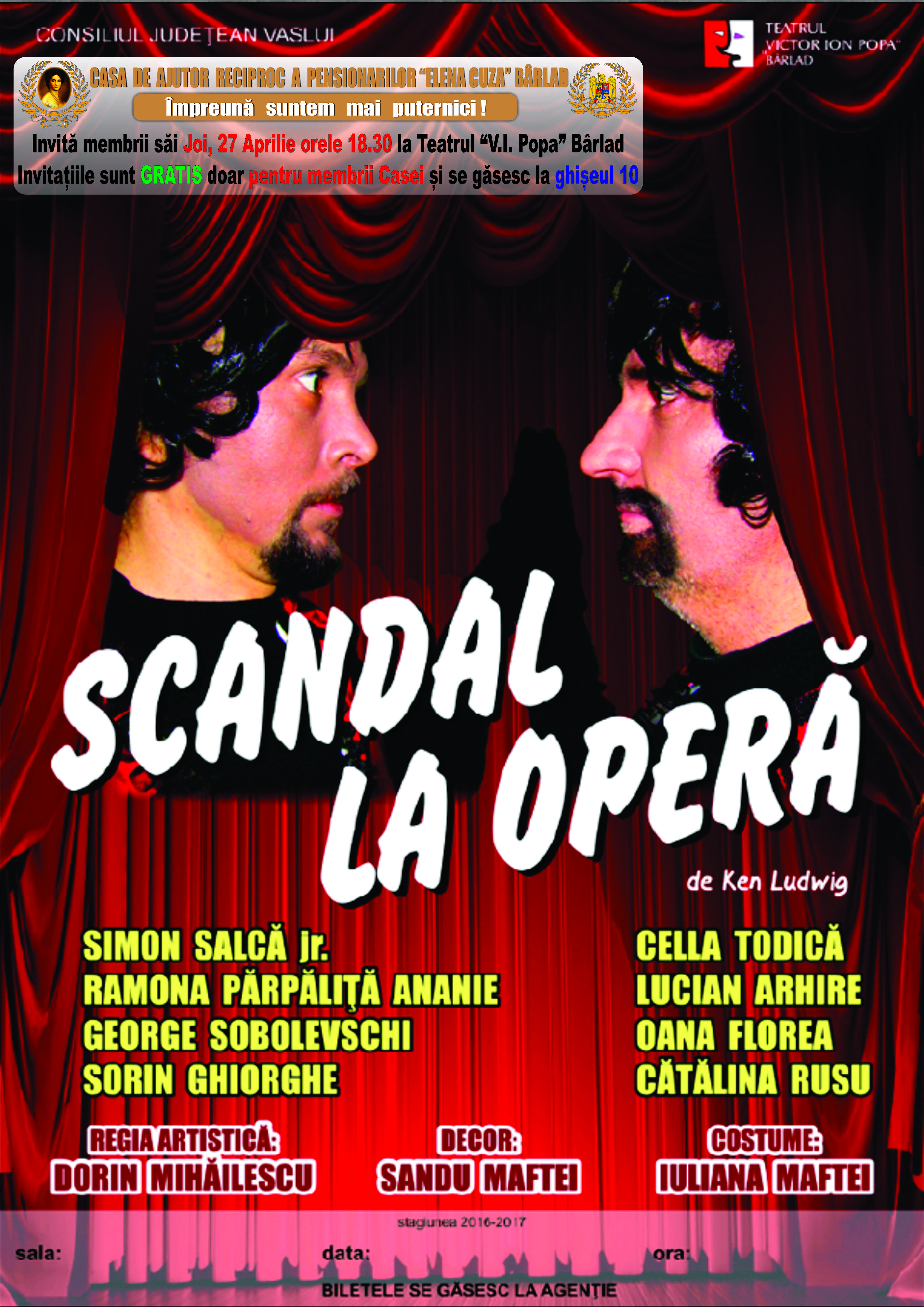 Piesa de teatru: ”Scandal la operă”